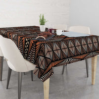 Malo e lelei Tonga Tablecloth Tongan Ngatu Vintage Brown LT14 - Polynesian Pride