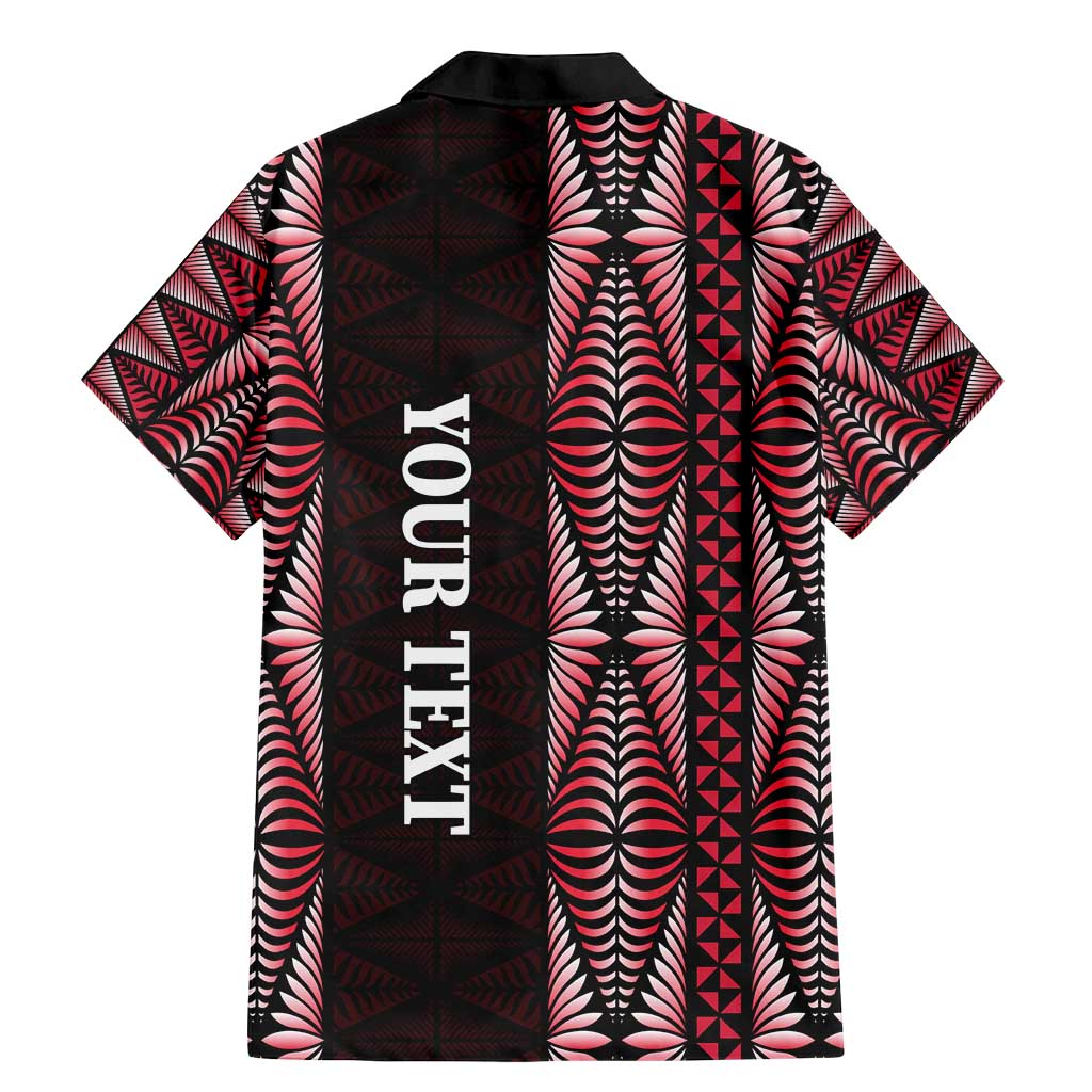 Tonga Rugby Personalised Family Matching Mermaid Dress and Hawaiian Shirt 2025 Mate Maa Tonga Ngatu Motif LT14 - Polynesian Pride