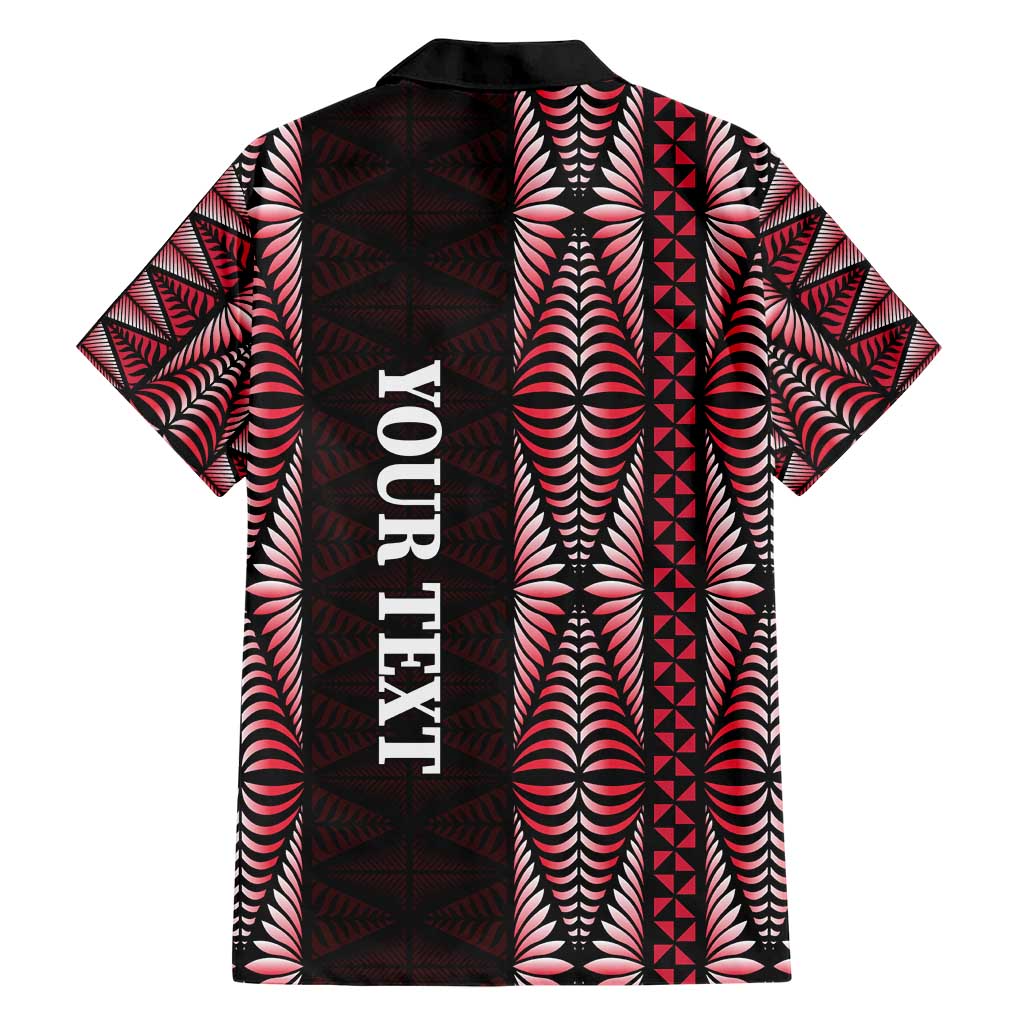 Tonga Rugby Personalised Family Matching Short Sleeve Bodycon Dress and Hawaiian Shirt 2025 Mate Maa Tonga Ngatu Motif LT14 - Polynesian Pride