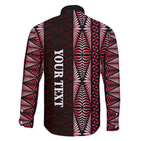 Tonga Rugby Personalised Family Matching Short Sleeve Bodycon Dress and Hawaiian Shirt 2025 Mate Maa Tonga Ngatu Motif LT14 - Polynesian Pride
