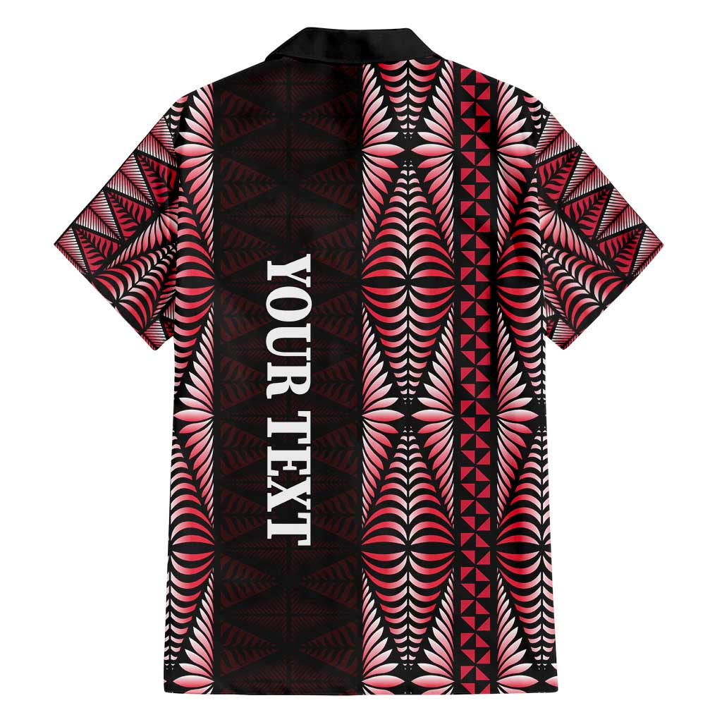 Tonga Rugby Personalised Family Matching Tank Maxi Dress and Hawaiian Shirt 2025 Mate Maa Tonga Ngatu Motif LT14 - Polynesian Pride