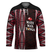 Tonga Rugby Personalised Hockey Jersey 2025 Mate Maa Tonga Ngatu Motif - Polynesian Pride