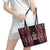 Tonga Rugby Leather Tote Bag 2025 Mate Maa Tonga Ngatu Motif - Polynesian Pride