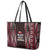 Tonga Rugby Leather Tote Bag 2025 Mate Maa Tonga Ngatu Motif - Polynesian Pride