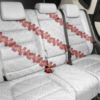 White Sunday Tonga Fakame Back Car Seat Cover Tongan Ngatu Heilala Lei LT14 - Polynesian Pride