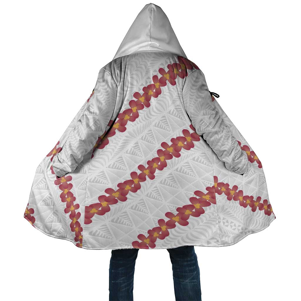 White Sunday Tonga Fakame Cloak Tongan Ngatu Heilala Lei LT14 Unisex White - Polynesian Pride