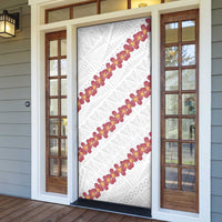 White Sunday Tonga Fakame Door Cover Tongan Ngatu Heilala Lei LT14 - Polynesian Pride