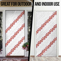 White Sunday Tonga Fakame Door Cover Tongan Ngatu Heilala Lei LT14 - Polynesian Pride
