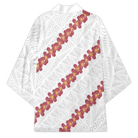 White Sunday Tonga Fakame Kimono Tongan Ngatu Heilala Lei LT14 - Polynesian Pride
