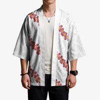 White Sunday Tonga Fakame Kimono Tongan Ngatu Heilala Lei LT14 - Polynesian Pride