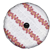 White Sunday Tonga Fakame Spare Tire Cover Tongan Ngatu Heilala Lei LT14 - Polynesian Pride