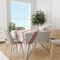 White Sunday Tonga Fakame Tablecloth Tongan Ngatu Heilala Lei LT14 - Polynesian Pride