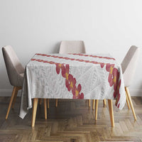 White Sunday Tonga Fakame Tablecloth Tongan Ngatu Heilala Lei LT14 - Polynesian Pride