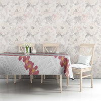 White Sunday Tonga Fakame Tablecloth Tongan Ngatu Heilala Lei LT14 - Polynesian Pride