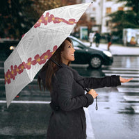 White Sunday Tonga Fakame Umbrella Tongan Ngatu Heilala Lei LT14 - Polynesian Pride