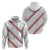 White Sunday Tonga Fakame Zip Hoodie Tongan Ngatu Heilala Lei - Polynesian Pride