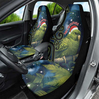 New Zealand Christmas Car Seat Cover Cute Kakapo Meri Kirihimete Maori Koru LT14 - Polynesian Pride