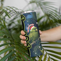 New Zealand Christmas Skinny Tumbler Cute Kakapo Meri Kirihimete Maori Koru LT14 - Polynesian Pride