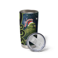 New Zealand Christmas Tumbler Cup Cute Kakapo Meri Kirihimete Maori Koru LT14 - Polynesian Pride