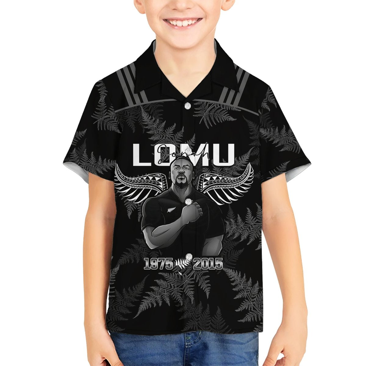 New Zealand Silver Fern Rugby Hawaiian Shirt Aotearoa Godfather Proud Gone But Never Forgotten LT14 - Polynesian Pride