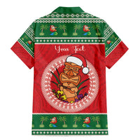 Personalized Hawaii Christmas Family Matching Mermaid Dress and Hawaiian Shirt Tiki Santa Mele Kalikimaka LT14 - Polynesian Pride