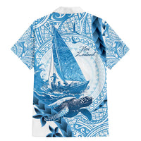 New Zealand Sailing Family Matching Mermaid Dress and Hawaiian Shirt Aotearoa Yacht Racing - Born To Sail LT14 - Polynesian Pride