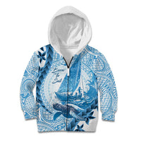 New Zealand Saling Kid Hoodie Aotearoa Yacht Racing - Born To Sail
