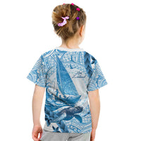 New Zealand Saling Kid T Shirt Aotearoa Yacht Racing - Born To Sail