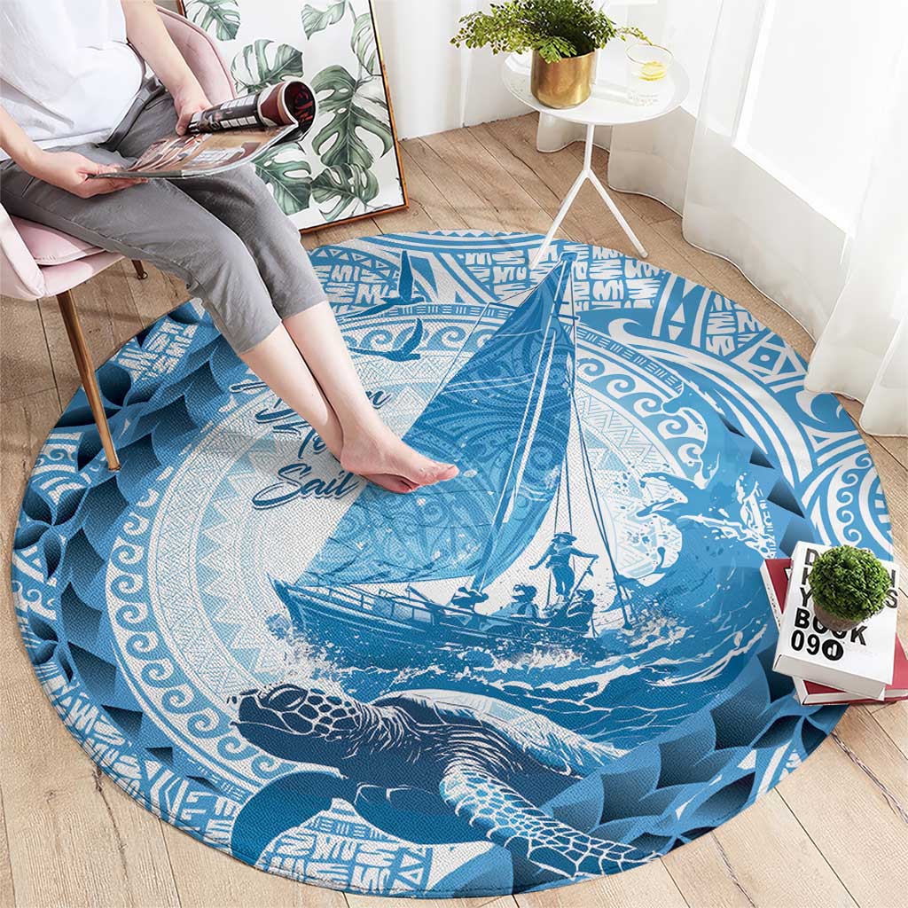 New Zealand Sailing Round Carpet Aotearoa Yacht Racing - Born To Sail LT14 - Polynesian Pride