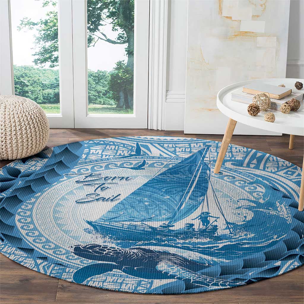 New Zealand Sailing Round Carpet Aotearoa Yacht Racing - Born To Sail LT14 - Polynesian Pride