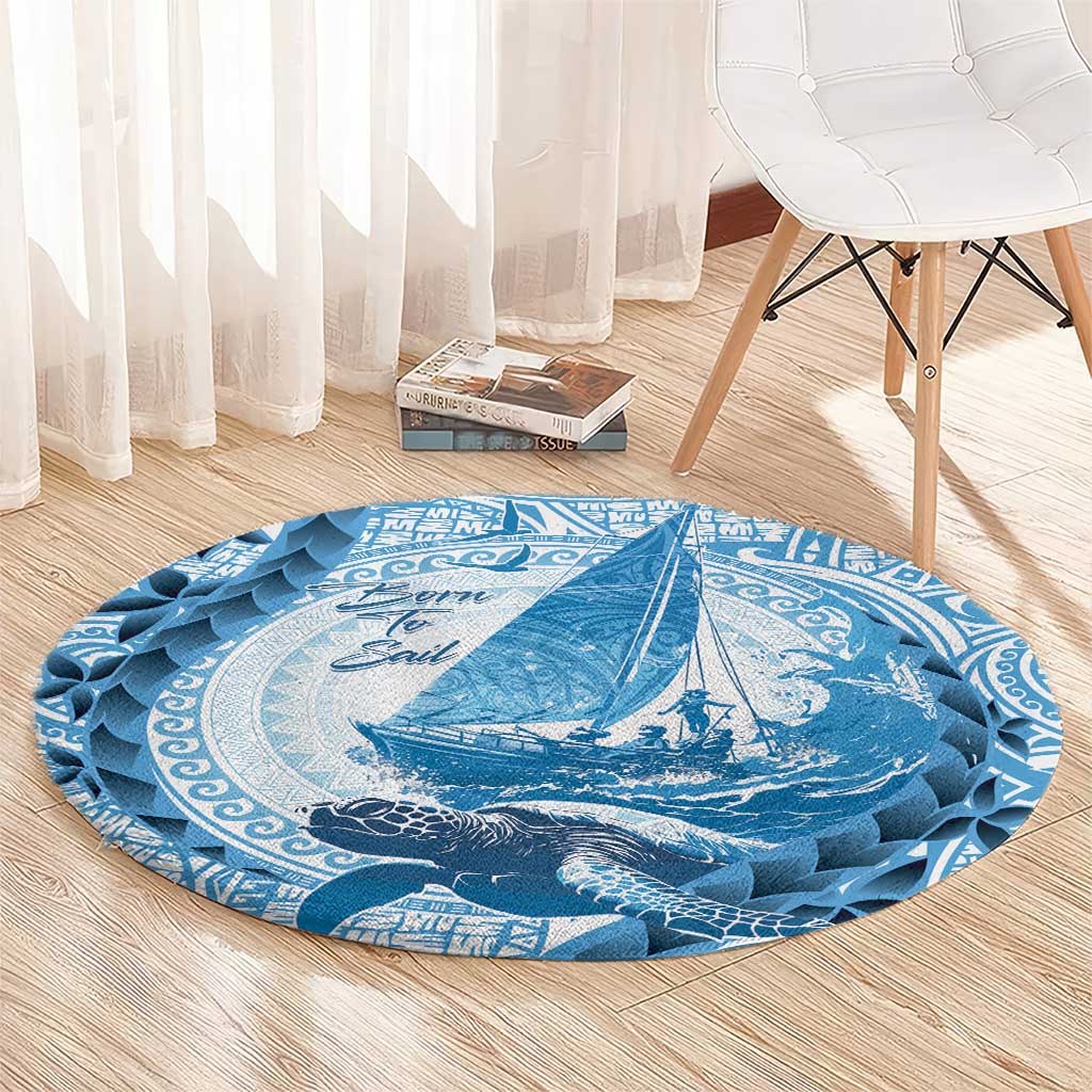 New Zealand Sailing Round Carpet Aotearoa Yacht Racing - Born To Sail LT14 - Polynesian Pride