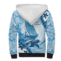 New Zealand Sailing Sherpa Hoodie Aotearoa Yacht Racing - Born To Sail LT14 - Polynesian Pride