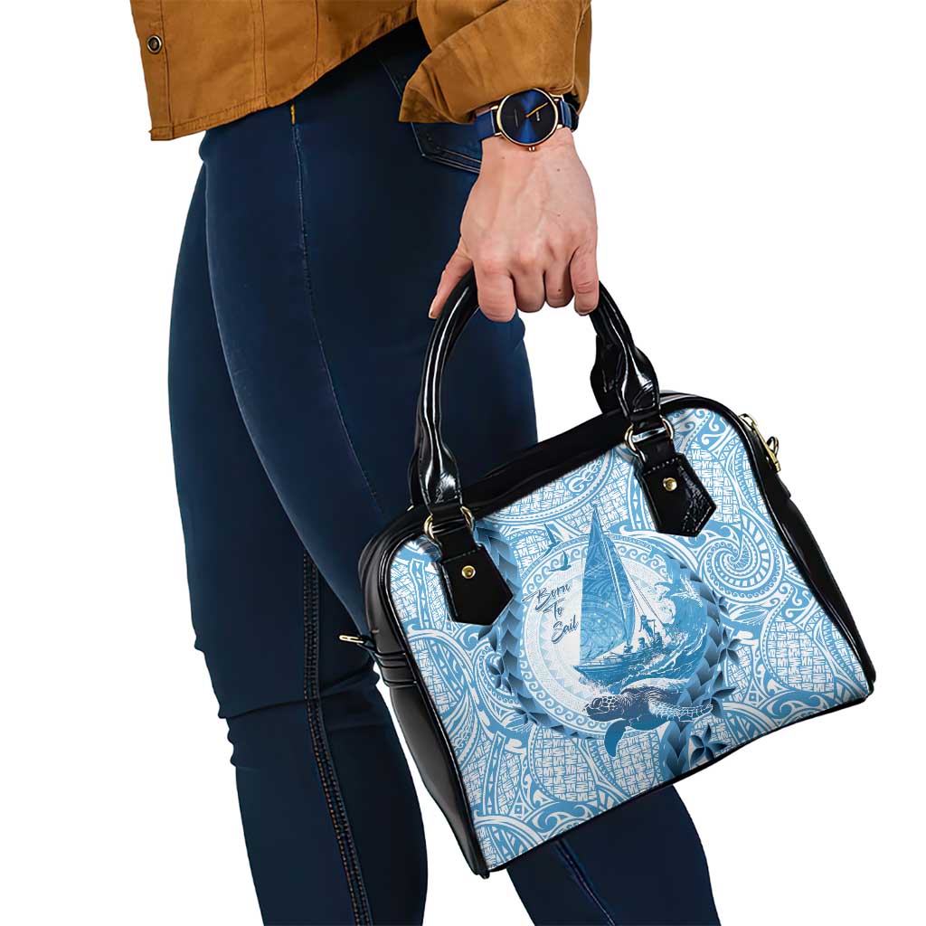New Zealand Saling Shoulder Handbag Aotearoa Yacht Racing - Born To Sail