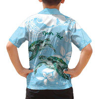 Personalised Polynesia Valentine's Day Family Matching Puletasi and Hawaiian Shirt SeaTurtle Couple Polynesian - Fairy Sparkles Color LT14 - Polynesian Pride