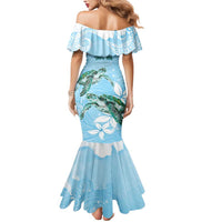 Personalised Polynesia Valentine's Day Mermaid Dress SeaTurtle Couple Polynesian - Fairy Sparkles Color LT14 - Polynesian Pride