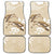 Happy Valentine's Day Polynesia Car Mats SeaTurtle Couple Polynesian - Pollinate Color