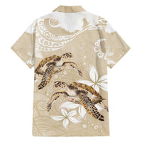 Happy Valentine's Day Polynesia Family Matching Short Sleeve Bodycon Dress and Hawaiian Shirt SeaTurtle Couple Polynesian - Pollinate Color LT14 - Polynesian Pride