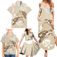 Happy Valentine's Day Polynesia Family Matching Summer Maxi Dress and Hawaiian Shirt SeaTurtle Couple Polynesian - Pollinate Color LT14 - Polynesian Pride