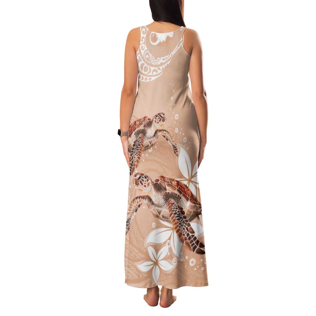 Happy Valentine's Day Polynesia Family Matching Tank Maxi Dress and Hawaiian Shirt SeaTurtle Couple Polynesian - Desert Sand Color LT14 - Polynesian Pride