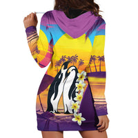 Hawaii Penguin Couple Hoodie Dress You Are My Valentine - Tropical Sunset Vibes LT14 - Polynesian Pride