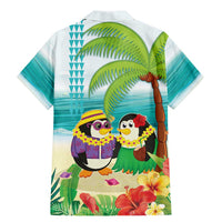 Hawaii Penguin Couple Family Matching Mermaid Dress and Hawaiian Shirt Hawaiian Kakau - Tropical Summer Vibes LT14 - Polynesian Pride
