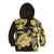 Personalised Aloha Hawaii Oahu Island Kid Hoodie Gathering Place Sea Turtle Ilima Flowers