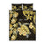 Personalised Aloha Hawaii Oahu Island Quilt Bed Set Gathering Place Sea Turtle Ilima Flowers