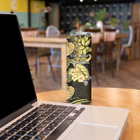 Personalised Aloha Hawaii Oahu Island Skinny Tumbler Gathering Place Sea Turtle Ilima Flowers