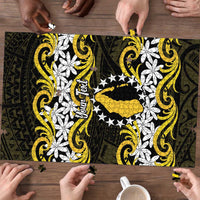 Personalised Cook Islands Aitutaki Puzzle Tiare Maori Polynesian Waves Tattoo