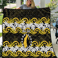 Personalised Cook Islands Aitutaki Quilt Tiare Maori Polynesian Waves Tattoo