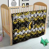 Personalised Cook Islands Aitutaki Quilt Tiare Maori Polynesian Waves Tattoo