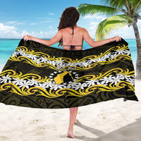 Personalised Cook Islands Aitutaki Sarong Tiare Maori Polynesian Waves Tattoo