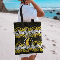 Personalised Cook Islands Aitutaki Tote Bag Tiare Maori Polynesian Waves Tattoo