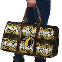 Personalised Cook Islands Aitutaki Travel Bag Tiare Maori Polynesian Waves Tattoo